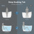 Bathtub with Micro Bubble Hydrotherapy | Oval Japanese SPA Design, Pre-Molded Seat,