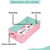 Bathtub, Folds to Store, Easy to Clean, Portable Baby Bathtub for Travel, 12M-5Y