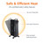 Amazon Basics Portable Oil Space Heater with 7 Oil-Filled Fins, 3 Heat Settings, Adjustable Thermostat