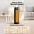 BREEZOME Space Heaters for Indoor Use, 1500W, with Thermostat, 24H Timer, 90° Oscillating, Quiet