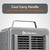 Comfort Zone Electric Portable Milkhouse Style Utility Space Heater with Adjustable Thermostat, Overheat Protection, and Safety Tip-Over Switch