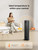 PELONIS Oscillating Ceramic Tower Indoor Space Heater for Home with Oscillation, Programmable Thermostat & ECO Mode, 12H Timer & Remote Control