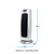 Comfort Zone 1,500W Ceramic Tower Space Heater with Remote, Backlit Digital Thermostat & Temperature Display, 3 Heat Settings