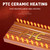 Portable Electric Space Heater for Large Room 37" Ceramic Tower Heater with 3D Flame for Room Heating,Oscillating,Remote Control
