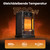 FLANUR Space Heaters for Indoor Use, 1500W Small Desk Heater 2 in 1 with Remote, Thermostat, LED Display