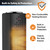 Lasko Oscillating Ceramic Slim Tower Desktop Space Heater for Home with Thermostat and 2 Speeds, 14 Inches