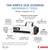 Canon imagePROGRAF TC-21 24" - Large Format Printer, Poster & Plotter Printer, Automatic Roll & Cut Sheet Paper Feeder, Includes 280 ml of Ink, White