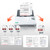 Plustek PS3140U Duplex Document Scanner, Citrix Ready & Twain Support for PC and Mac, Scan and Save Batch Documents