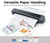 Plustek Mobile Scanner S410 Plus - Portable Sheet-Fed Document Scanner - for Windows 7 / 8 / 10 / 11, Featuring Button-Free Scanning with Included OCR Software