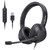 LEVN Headset with Mic, USB Headset with Microphone for PC, Headphones with Mic for Pc with Noise Canceling Microphone for Laptop, USB Headphones for Work from Home/Call Center/Open Office, Black