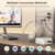 Vonztek Bluetooth Headset with Microphone,Wireless Headset V5.2 with AI Noise Canceling Mic&USB Dongle, Wireless Headphones with Charging Base and Mute Function for Computer/Phone/Office/Skype