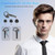Sisism Bluetooth Headset, Wireless Bluetooth Earpiece with LED Display Charging Case, V5.3 Hands Free Noise Canceling Headphones with Dual-Mic for Computer/Laptop/Cell Phones/Home/Office/Trucker