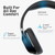 COOSII H300 Wireless Headphones with Microphone, Over Ear Bluetooth Headsets with USB Dongle & Mute, Environmental Noise Cancelling Retractable Mic for Work Office Call Center Laptop Computer (Black)