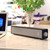 MICA Computer Speakers, Vintage Wired Computer Sound Bar, Retro Wooden Mini Soundbar, 3.5mm Aux Connection, USB Powered PC Speakers for Desktop Monitor, Laptop, Tablets (Black)