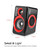 Computer Speakers, 2.0 CH PC Speakers with Surround Sound, USB Wired Laptop Speakers with Deep Bass for Desktop Computer/PC/Laptops/Smart Phone Build-in 4 Loudspeaker Diaphragm Reccazr SP2040|RED