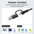 INGA Computer Speakers with Detachable Mic, Plug and Play Desktop Speakers, One-Touch Mute Microphone, Stereo & Bass, Easily Clamps to Monitor, Compatible with PC, MAC, Laptop