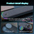 Desktop Computer Speakers, Stereo Soundbar, Bluetooth 5.3, USB/USB-C Power and Audio Transmission, Plug-and-Play, Compatible with PC, Mac, Laptops, Monitors, RGB Lighting, Wired Gaming Speakers
