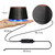 Sanyun SW102 Computer Speakers, 5Wx2, Deep Bass in Small Body, Stereo 2.0 USB Powered 3.5mm Aux Multimedia Speakers, Built-in Bottom Bass Radiators, PC Laptop Desktop Speakers, Black