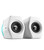 Edifier Hecate RGB Gaming Speakers, 32W Peak Power, Bluetooth 5.1, Game/Movie/Music Modes, 12 RGB Lighting Effects, Compact Design for PC/PS4/Desktop - White