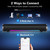 aowoka Computer Speakers, USB Powered PC Speakers, Hi-Fi Stereo Computer Sound Bar with Bluetooth & 3.5mm Aux, Computer Desktop Speaker with Multifunctional Knob，Gaming Speakers for pc, Laptop
