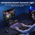 Deeyaple Computer Speakers, 40W PC Speakers for Desktop Monitor with Bluetooth 5.3 & USB Audio, HiFi Stereo Gaming Soundbar with Custom EQ Software, Dynamic RGB Lighting for Laptop, PS4, PS5, Black.