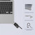 Compulocks Ledge Lock Adapter for MacBook Air 15 Inch M1-M5 - Combination Cable Lock, Durable Anti-Theft Security for Laptop, Office, and Home Use - Silver
