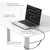 Compulocks Ledge Lock Adapter with Combination Cable Lock for MacBook Pro 14-Inch M1, M2, M3, M5 – Secure Anti-Theft Locking System for MacBook - Silver