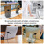 AboveTEK iPad Lock Security Cable w/Adhesive Plates, 6Ft Keyless 4 Digit Combination Tablet Lock Kit, Anti-Theft Hardware Locking Cable for iPhone Cell Phone MacBook Laptop in Showroom Retail Store