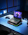 MOUNT PRO Gaming Laptop Cooling Pad, RGB Laptop Cooler Stand with Powerful Turbofan (3500 RPM), Height Adjustable Laptop Fan Cooling Pad for 13-19 Inches Notebook, with Sealed Foam, Touch Control
