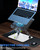 SOUNDANCE Laptop Cooling Pad with Upgrade Low-Noise Fan and 3.0 USB Hubs, Ventilated Laptop Cooler Prevent Overheating, Adjustable Ergonomic Laptop Stand Support Up to 16” Gaming Notebook Computer