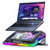 AICHESON Gaming Laptop Cooling Pad with Full RGB Lights, Powerful Cooler Fan Stand for 15-19 inch Gamer Laptops and PC Computers