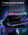 AICHESON Gaming Laptop Cooling Pad with Full RGB Lights, Powerful Cooler Fan Stand for 15-19 inch Gamer Laptops and PC Computers