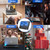 TECKNET Laptop Cooling Pad - 12"-15.6" Laptops Cooler, Powerful Cooler and Ultra Quiet for Gaming Laptops Pad, 2 Wind Speed Adjustable, USB A & C Powered Cooler Stand with Laptop Fan LED (Blue)