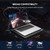 TECKNET Laptop Cooling Pad - 12"-15.6" Laptops Cooler, Powerful Cooler and Ultra Quiet for Gaming Laptops Pad, 2 Wind Speed Adjustable, USB A & C Powered Cooler Stand with Laptop Fan LED (Blue)