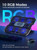 8-Fan Laptop Cooling Pad with Thermoelectric Cooler, 5-Speed Independent Control, 10 RGB Lights, 7-Height Adjustable Metal Panel Laptop Cooler, for 15.6-21 Inch Gaming Laptops