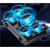 Steel Mesh Panel LED Fan Adjustable Speed Control 10 "-17" Laptop Cooling Pad, Cooling Bracket