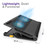 Targus Laptop Cooling Pad for Laptops up to 17-inches, Dual High-Speed Fans Chill Mat + 4-Port USB Hub Laptop Fan Cooling Pad for Work, USB Stand Cooling Pad for Gaming Laptop Cooling Fan (AWE81US)