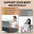 CRYSNATM Lap Desk Pillow with Arm Rest, Gaming Pillow for Bed, Laptop Desk for Couch, Comfortable for Reading, Working, and Crocheting