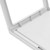 Set of 6 Bed Tray Table with Folding Legs, Breakfast in Bed Table Tray, Kids Lap Desk for Eating, Portable and Foldable Laptop Desk for Bed (White)