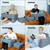 Bespilow Extra Large Reading & Gaming Pillow with Coaster - Adjustable Lap Desk for Reading, Gaming, Working & Writing, Arm Rest for Adults on Bed/Sofa/Floor/Couch, Ideal for Switch Gaming