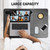 CloudTrip Plus XL Adjustable Laptop Desk with Light, USB Port, iPad Holder, Drawer Storage - Larger 23.6IN Adjustable Lap Desk for Bed, Home Office, Breakfast Tray, Fordable Legs Desk (Black)