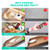 DRELIFAM Lap Desk with Cushion,Wooden Bed Tray Table for Eating,Lap Tray in Recliner,Breakfast Tray,TV Dinner Bed Food Trays (Acacia Wood A)