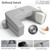 septsun Reading Pillow for Gaming,Soft Lap Desk Pillow for Laptop,Ultimate Lap Pillow with Cup Holder Pocket,Comfort Laptop Lap Desk for Bed Couch Car (Gray, Large)