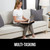GORILLA GRIP Laptop Lap Desk with Phone Holder, Pillow Cushion Desks Fit Laptops up to 15.6", Gifts for Home, Portable Travel Workstation, Tray Ledge Keep Computers in Place, Light Wood Color