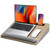HUANUO Laptop Lap Desk - Portable Lap Desk with Pillow Cushion, Fits up to 15.6 inch Laptop, with Anti-Slip Strip & Storage Function for Home Office Students Use as Computer Laptop Stand, Book Tablet