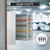 Durabox 200 Position Steel Key Cabinet - Organize and Secure Key Storage Lock Box with Numbered Hooks and Tags for Valets, Hotel, Office, Car Dealerships and More (K200) (Light Grey)
