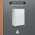 Durabox 200 Position Steel Key Cabinet - Organize and Secure Key Storage Lock Box with Numbered Hooks and Tags for Valets, Hotel, Office, Car Dealerships and More (K200) (Light Grey)