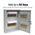 BankSupplies Fort Knox Key Holder Cabinet - 60-Key Cabinet - 60 Easy-to-Write-On Key Tags - Piano Hinged Door - Standard Keyed Lock - Steel Construction - Key Lock Box