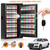 Nebakne 144 Keys Fireproof Key Cabinet, Anti-Theft Heavy Duty Key Lock Box with Key Tags, Adjustable Key Organizer Wall Safe with Combination Lock for Car Office House Garage Rental Business