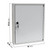 BankSupplies STEELMASTER 110 Key Cabinet Single Lock Key Box Welded Steel Scratch Resistant with Numbered Write-On Key Tags for Easy Identification 14W x 17H Inches